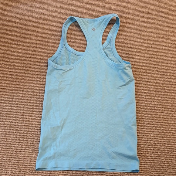 Lululemon Light Blue Racerback Tank Top - Picture 2 of 3